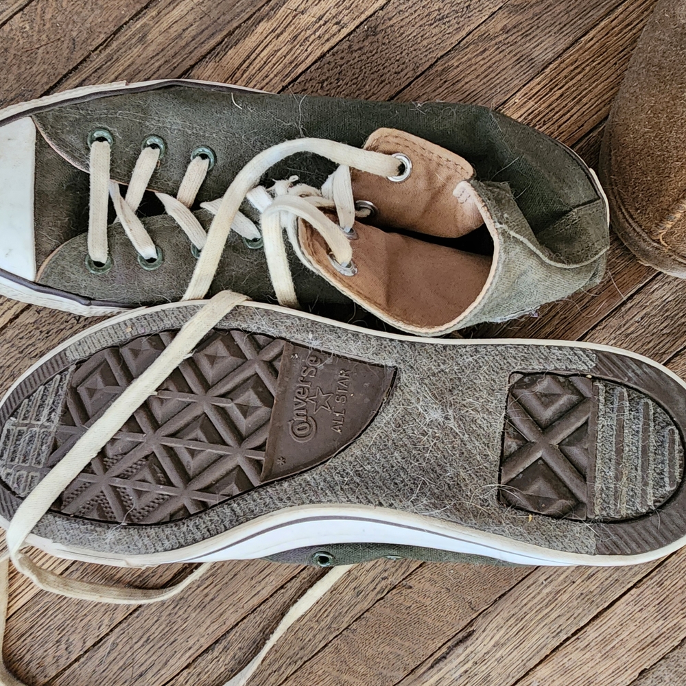 Converse Olive Green Sneakers